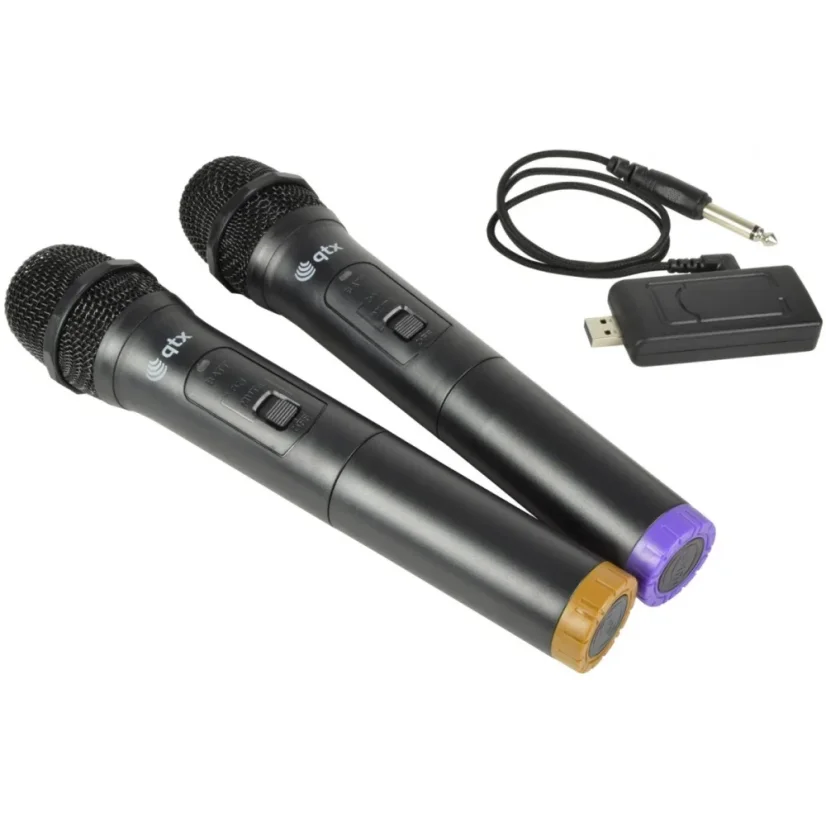 QTX U-MIC Sada bezdrôtových mikrofónov, 863.2 + 864.8 MHz