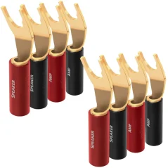 Audioquest SureGrip 100 vidličky zlaté (set po 8 ks)