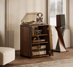 Fitueyes Eiffel V2 AS07 Enclosed HIFI Rack Walnut