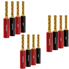 Audioquest SureGrip 100 BFA banana (box 12ks) gold