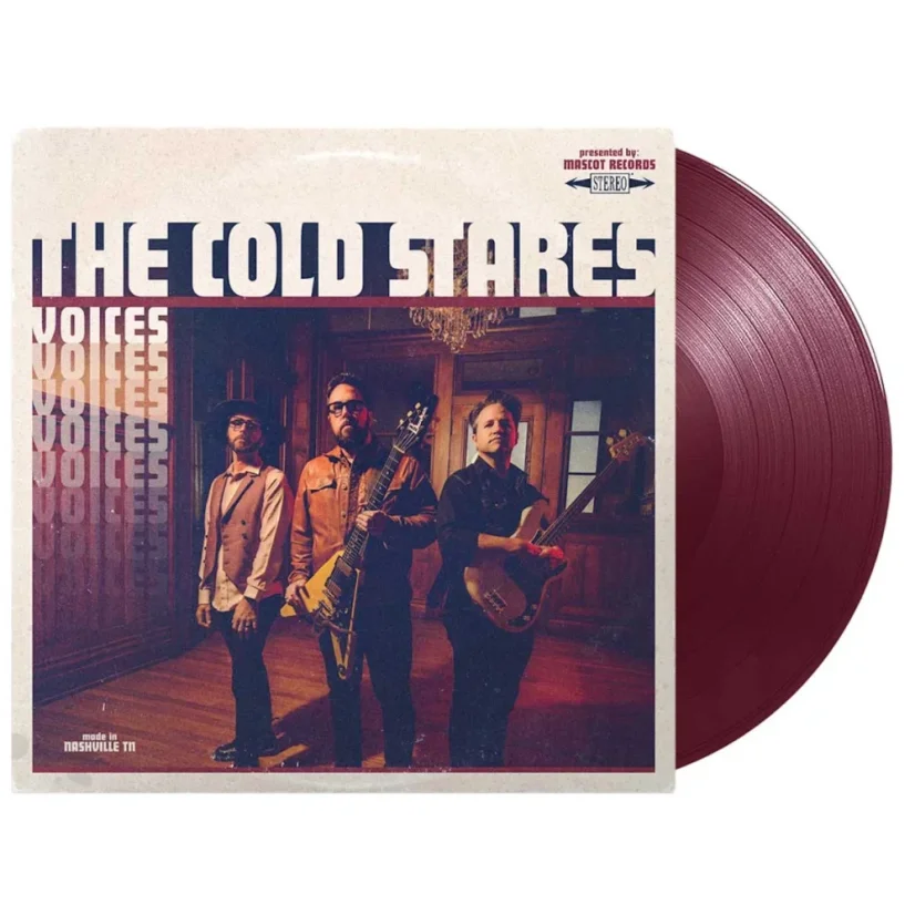 VINYL COLD STARES - VOICES Burgundy Red Vinyl