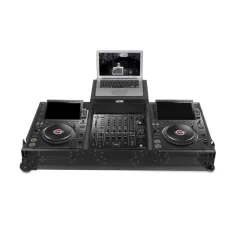 UDG Ultimate Flight Case Set AlphaTheta CDJ-3000X/Pioneer DJ DJM-A9 Blk Plus (L&W)  Black