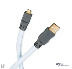 SUPRA  USB 2.0 A-Micro B Blue 1 m