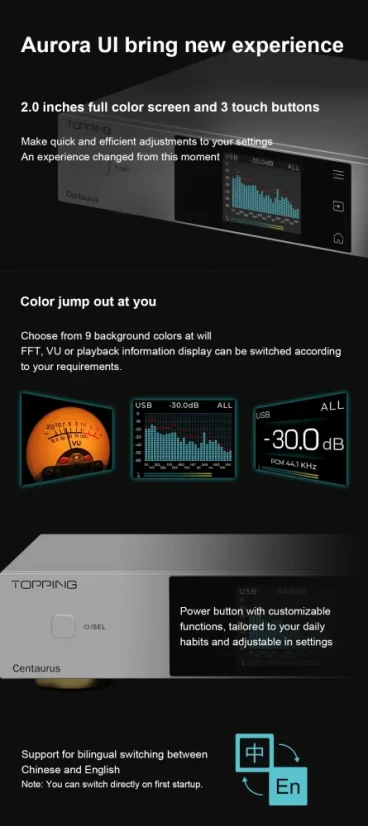 Topping Centaurus R2R Strieborná