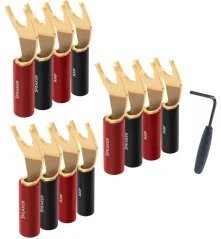 Audioquest SureGrip 100 vidličky zlaté (set po 12 ks)