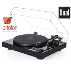 Dual CS 618Q + Ortofon QUINTET RED Piano black