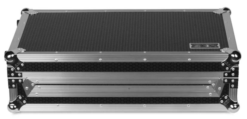 UDG Ultimate Flight Case Pioneer DDJ-1000 Silver Plus (Laptop shelf + Wheels)