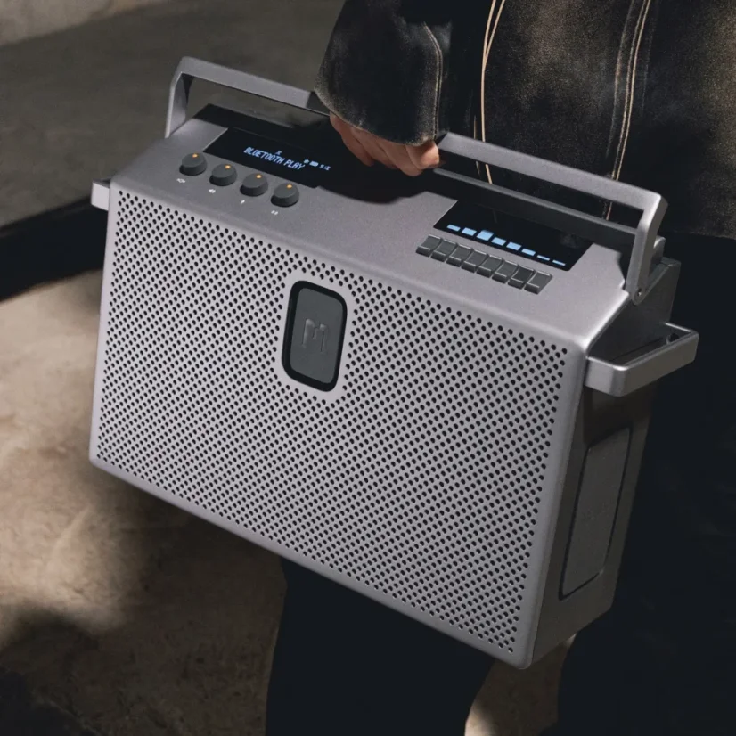 Mondo Speaker Large Metal Grey