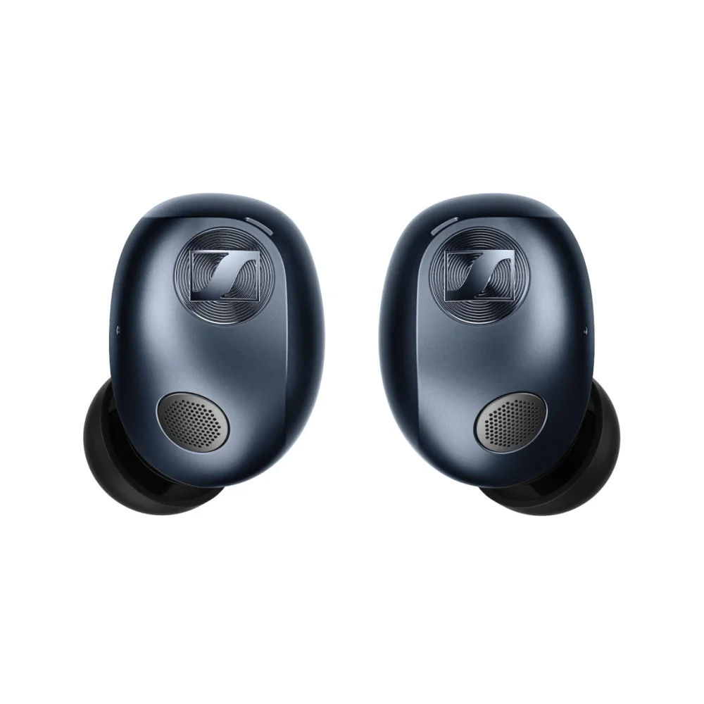 Sennheiser MOMENTUM True Wireless 5 Denim a kompaktné nabíjacie puzdro