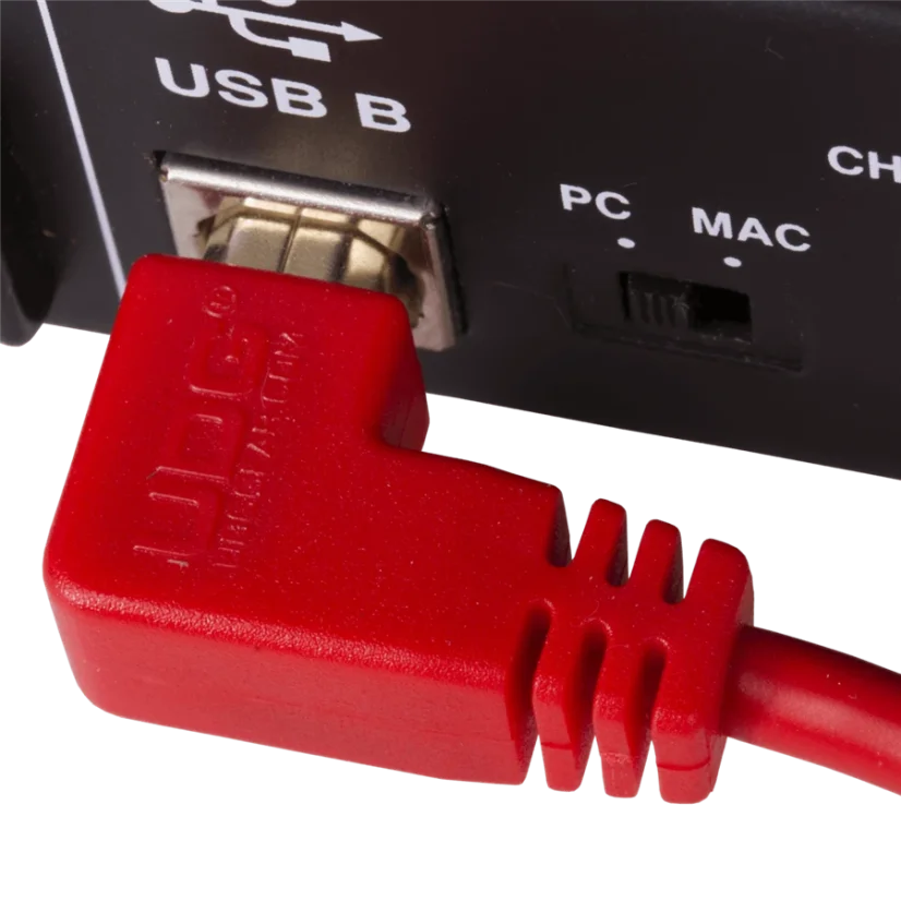 UDG Ultimate Audio Cable USB 2.0 A-B Red Angled 1m