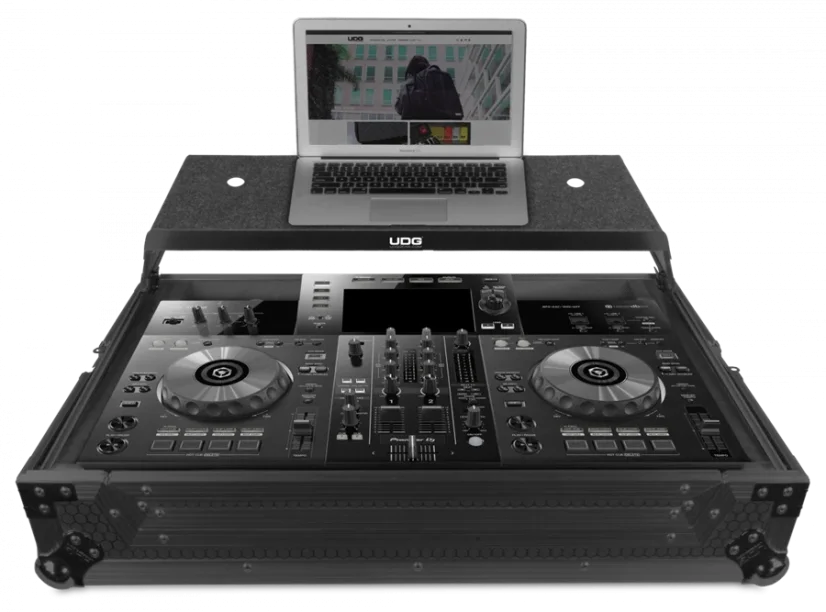 UDG Ultimate Flight Case Pioneer XDJ-RR Black Plus (Laptop shelf) 
