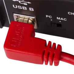 UDG Ultimate Audio Cable USB 2.0 A-B Red Angled 1m