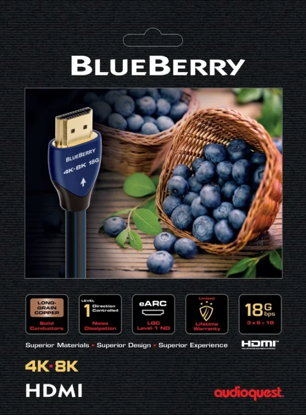 Audioquest BlueBerry HDMI-HDMI 2,0 m