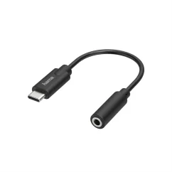 Hama audio adaptér USB-C na jack 3,5 mm, aktívny otvorené balenie - plná záruka