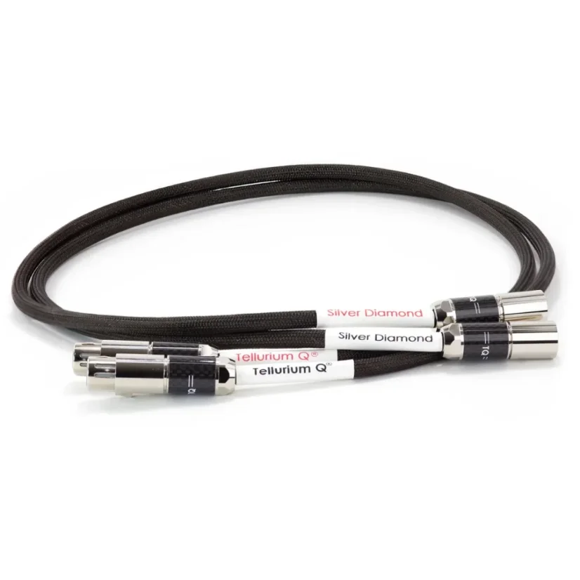 Tellurium Q SILVER DIAMOND XLR CABLE 2m