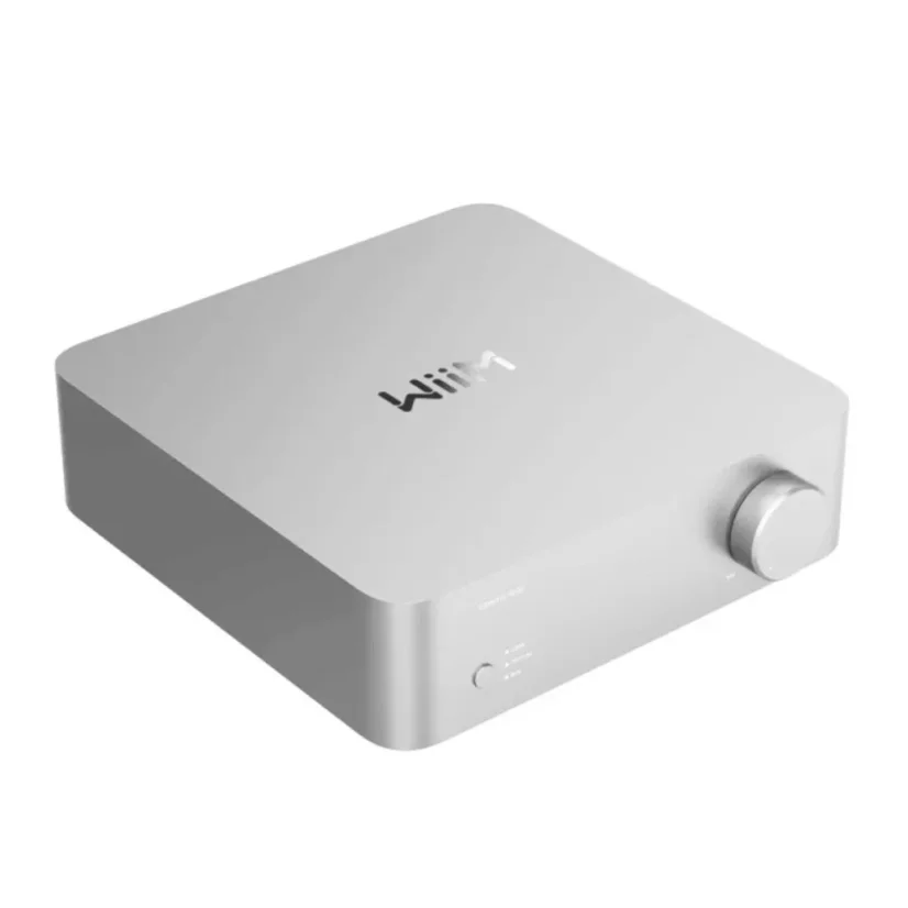 WiiM Ultra + Vibelink Amp Strieborná