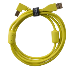 UDG Ultimate Audio Cable USB 2.0 A-B Yellow Angled 1m