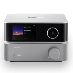 WiiM Ultra + Vibelink Amp Strieborná