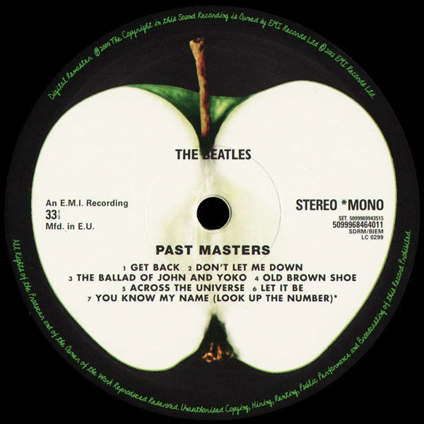 VINYL Beatles • Past Master (2LP)