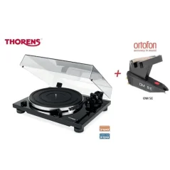 Thorens TD 201 Black + Ortofon OM 5E Piano black 