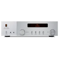 JBL SA550 - integrovaný vintage zosilňovač s DAC, 2 x 90 W strieborný + drevené bočnice