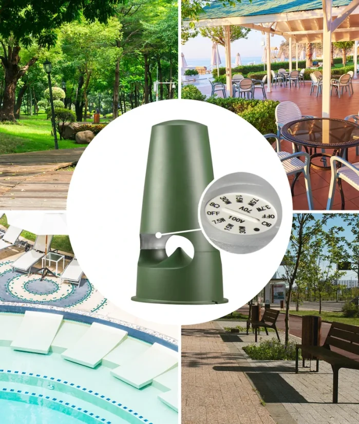 Triangle Secret Garden 7 - zapustený záhradný reproduktor zelený