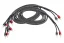 Audioquest Rocket 44 SBV banánky - Silver 2m
