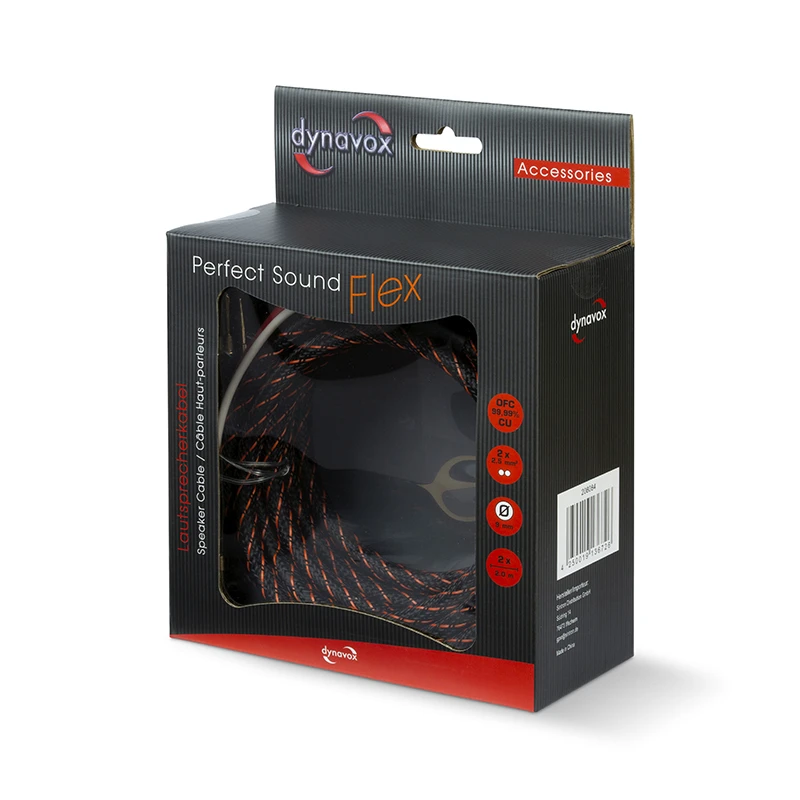 Dynavox Perfect Sound Flex reproduktorový kábel 2 × 2 m