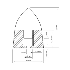 Dynavox Absorber A4 Black