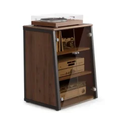 Fitueyes Eiffel V2 AS07 Enclosed HIFI Rack Walnut