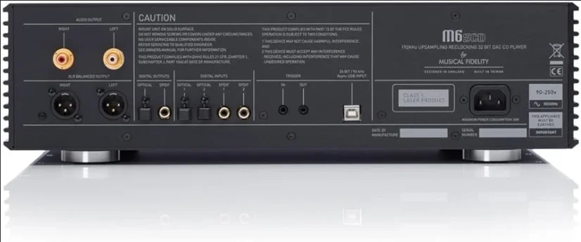 Musical Fidelity M6scd Strieborná