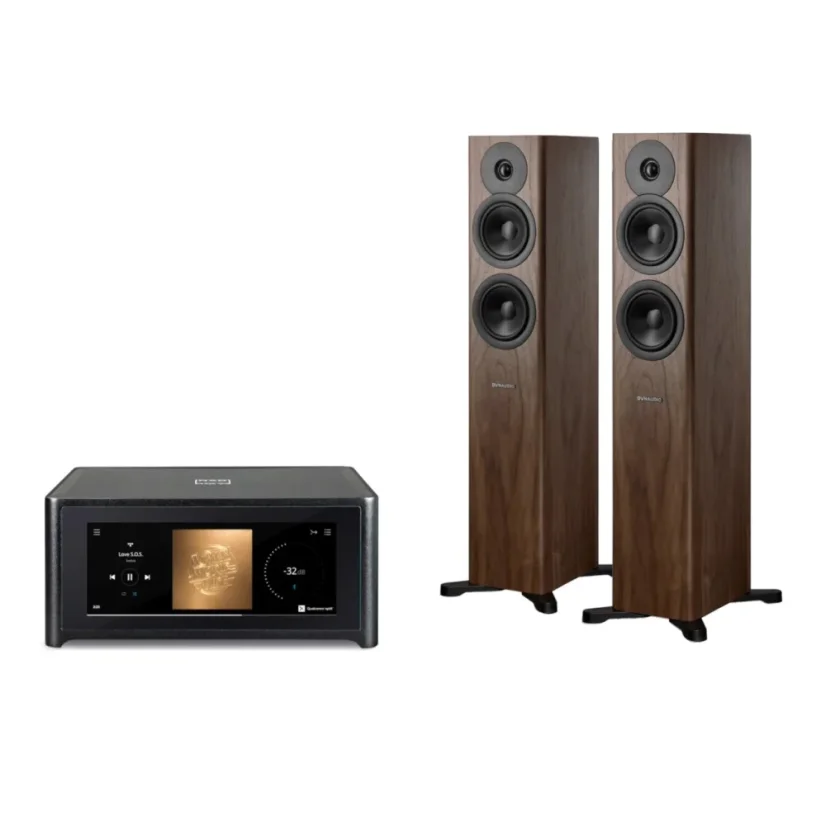 STEREOSET NAD M10 V3 + Dynaudio Evoke 30 Walnut Wood
