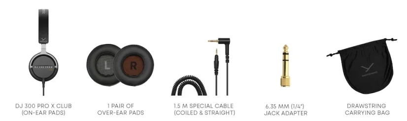 Beyerdynamic DJ 300 PRO X CLUB Black