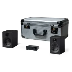 ProJect TRAVEL SET - Praktický audio systém v cestovnom / darčekovom balení Čierna