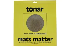 tonar Cork & Rubber mixture turntable mat