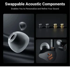 Fosi Audio IM4 otvorená in-ear slúchadlá Čierna