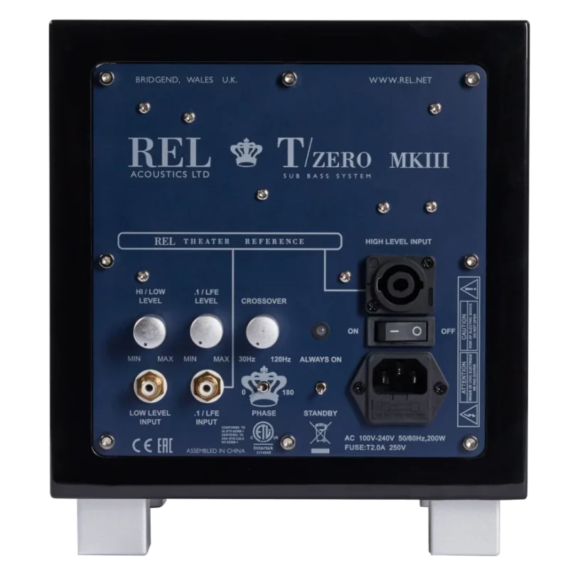 REL Tzero mk III Black Piano