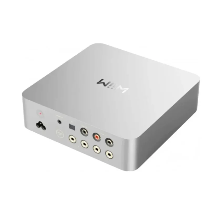 WiiM Ultra + Vibelink Amp Strieborná