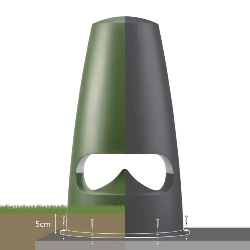 Triangle Secret Garden 7 - zapustený záhradný reproduktor zelený