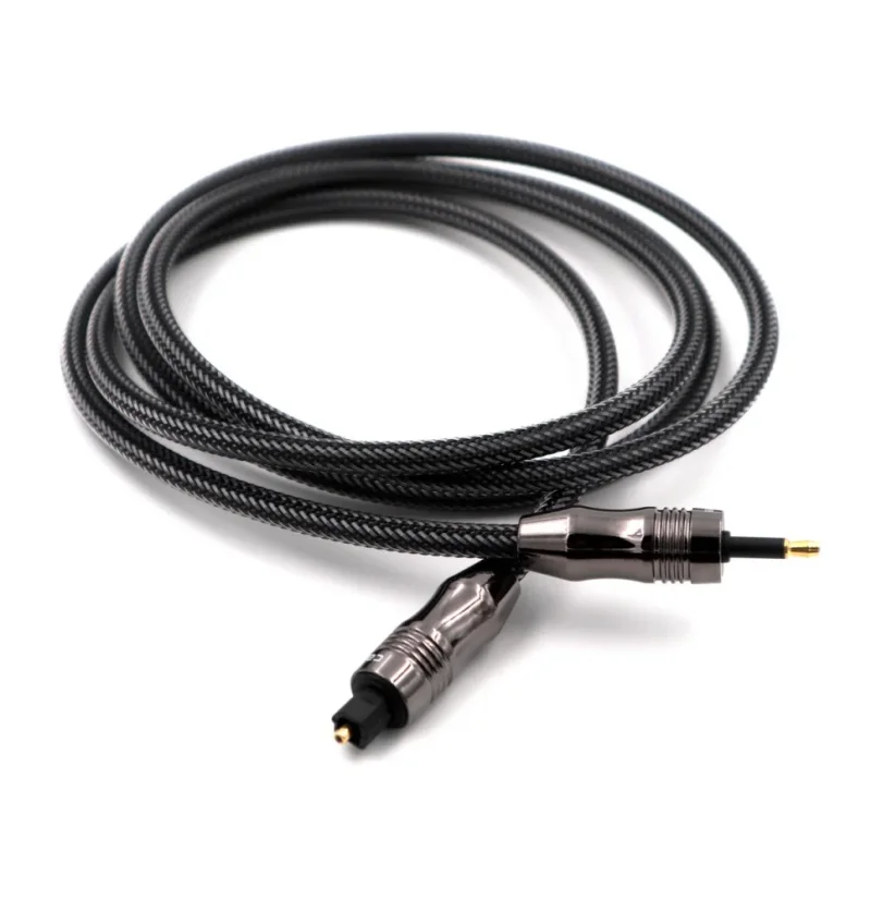 cable4 GREY Optilink MINIJACK-TOS (B-STOCK / 100€ stav / 24 mesiacov záruka)