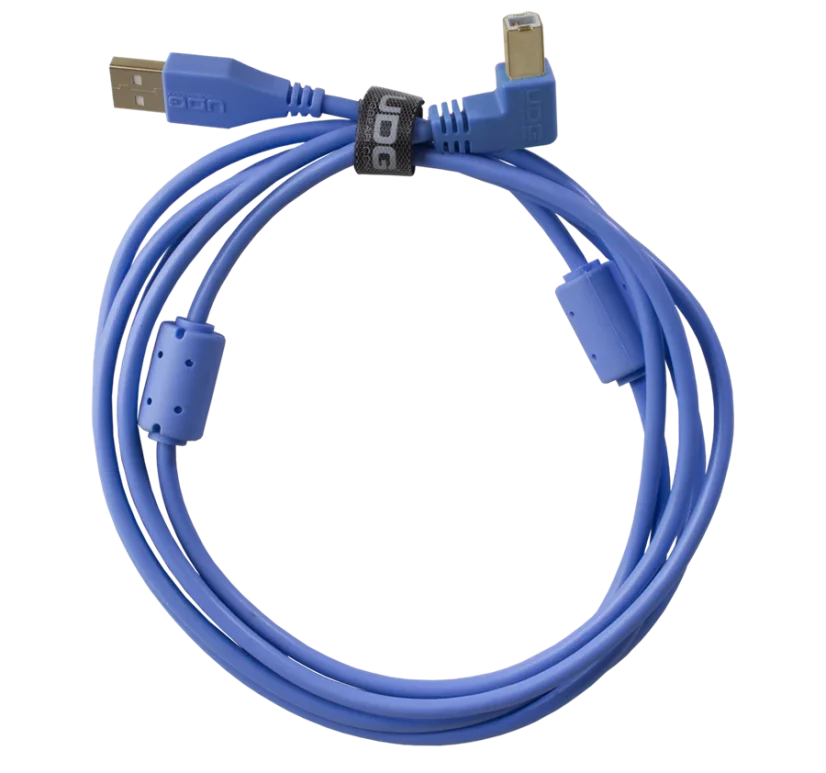 UDG Ultimate Audio Cable USB 2.0 A-B Blue Angled 3m