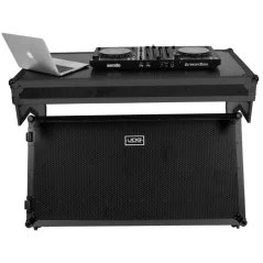 UDG Ultimate Flight Case Portable Z-Style DJ Table Black Plus (Wheels)