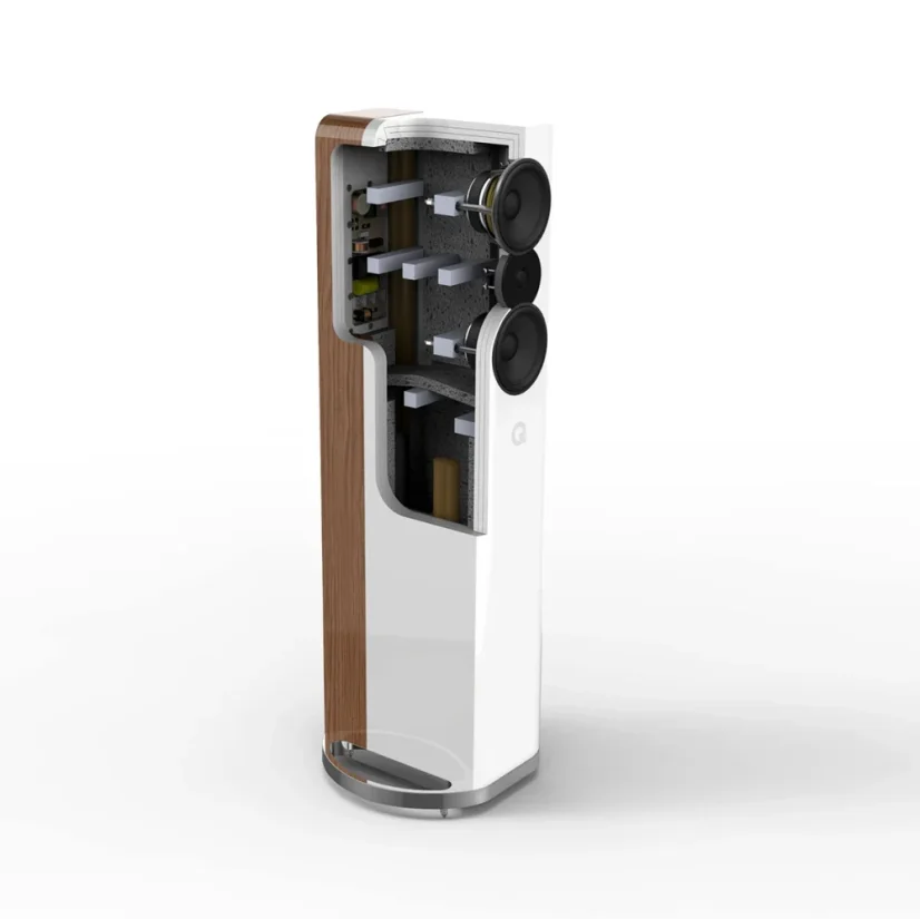 Q Acoustics Concept 500 Gloss White / Light Oak