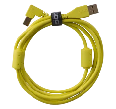UDG Ultimate Audio Cable USB 2.0 A-B Yellow Angled 1m