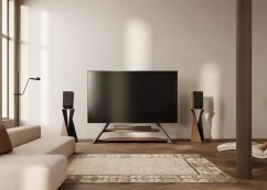 Fitueyes Eiffel SS Speaker Stand Walnut