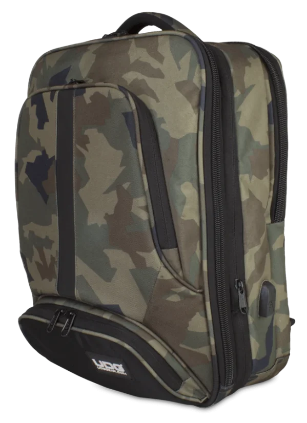 UDG Ultimate Backpack Slim Black Camo, Orange inside