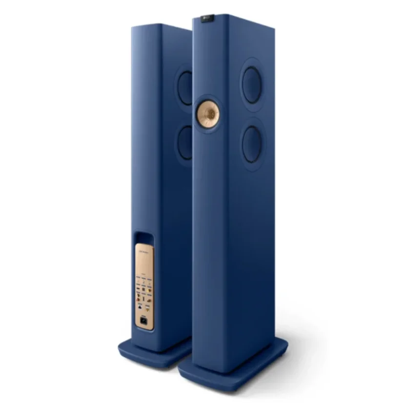 KEF LS60 Wireless Titanium Royal Blue