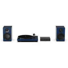 ProJect Colourful Audio System E - All-in-one Hi-Fi systém s gramofónom Satin Blue