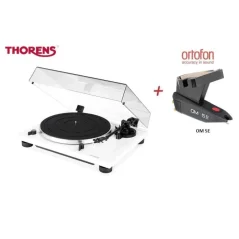 Thorens TD 201 White + Ortofon OM 5E Piano white 