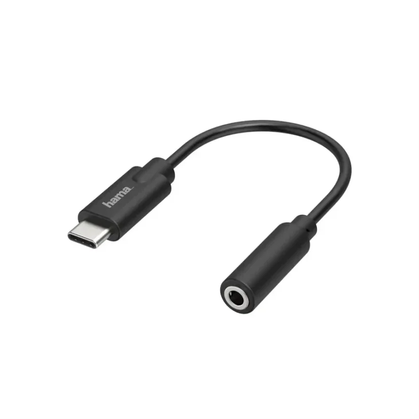 Hama audio adaptér USB-C na jack 3,5 mm, aktívny otvorené balenie - plná záruka